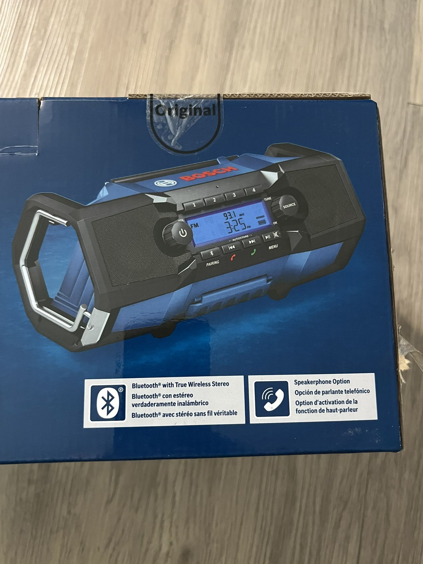 Bosch 18-volt Water Resistant Cordless Bluetooth Jobsite bluetooth speaker