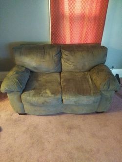 Love seat and chair