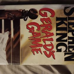 Stephen King Book, Geralds Game🔪🔪🔪