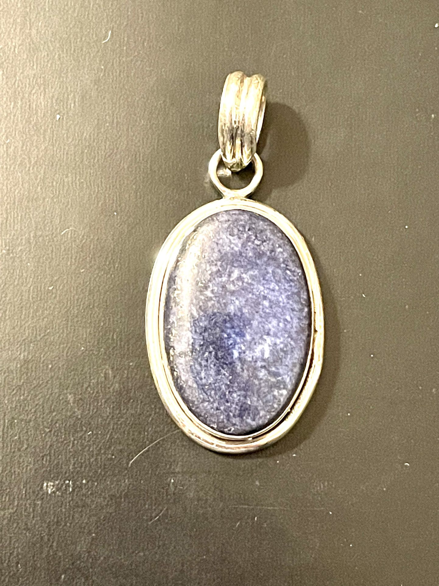 Sterling Lapis Pendant