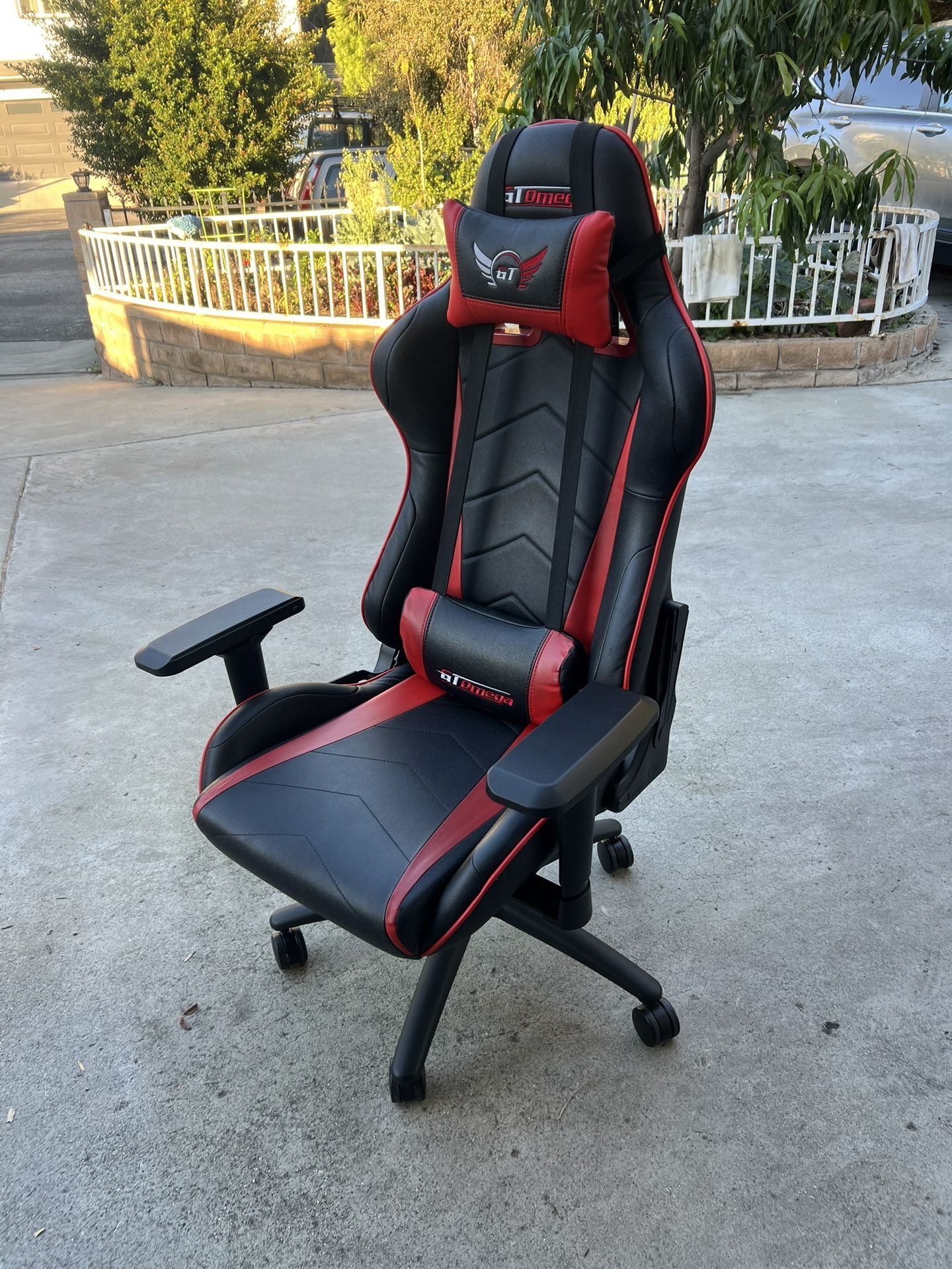 GT Omega leather gaming chair