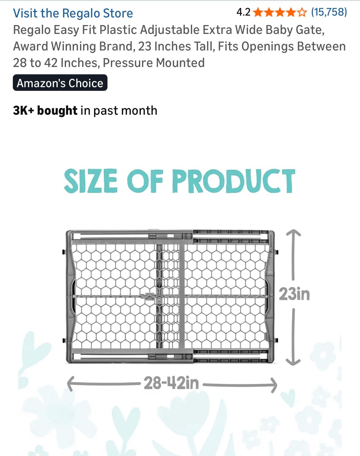 Regalo Baby Gate - 2 Count