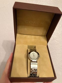Coach Silver Signature Bracelet Watch