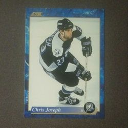 Score 1994 Pinnacle Chris Joseph Tampa Bay Lightning #576 Hockey Card Collectible Vintage Sports NHL Pro Professional