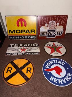 6 Metal Sign Man Cave Garage Bar