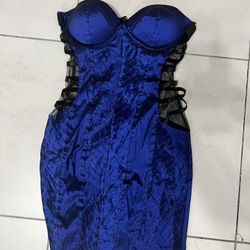Royal Blue Short Dress