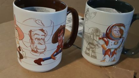 Disney - Art of Pixar Mug - Woody and Buzz - Toy Story *NEW*