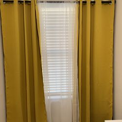 Curtains and tulle, cornices