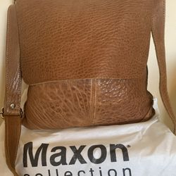 Maxon Leather Crossbody Purse