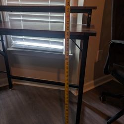 Sturdy Wood And Metal Desk 