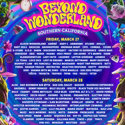 Beyond wonderland 2-days pass