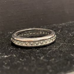 Ring Aro Anillo Sortija Zirconia Size 7