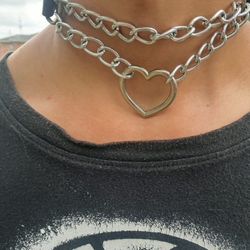 Heart Chain Neck Choker