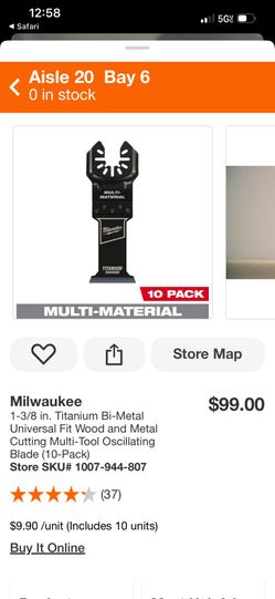 Milwaukee Bi-Metal Blades
