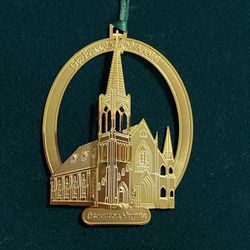 Saint Francis Of Assisi Gold Tone Ornament