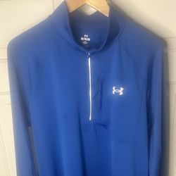 Under Armour Blue Lightweight Zip-Up Jacket US XL
