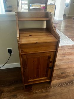 Wood IKEA Dresser Hutch