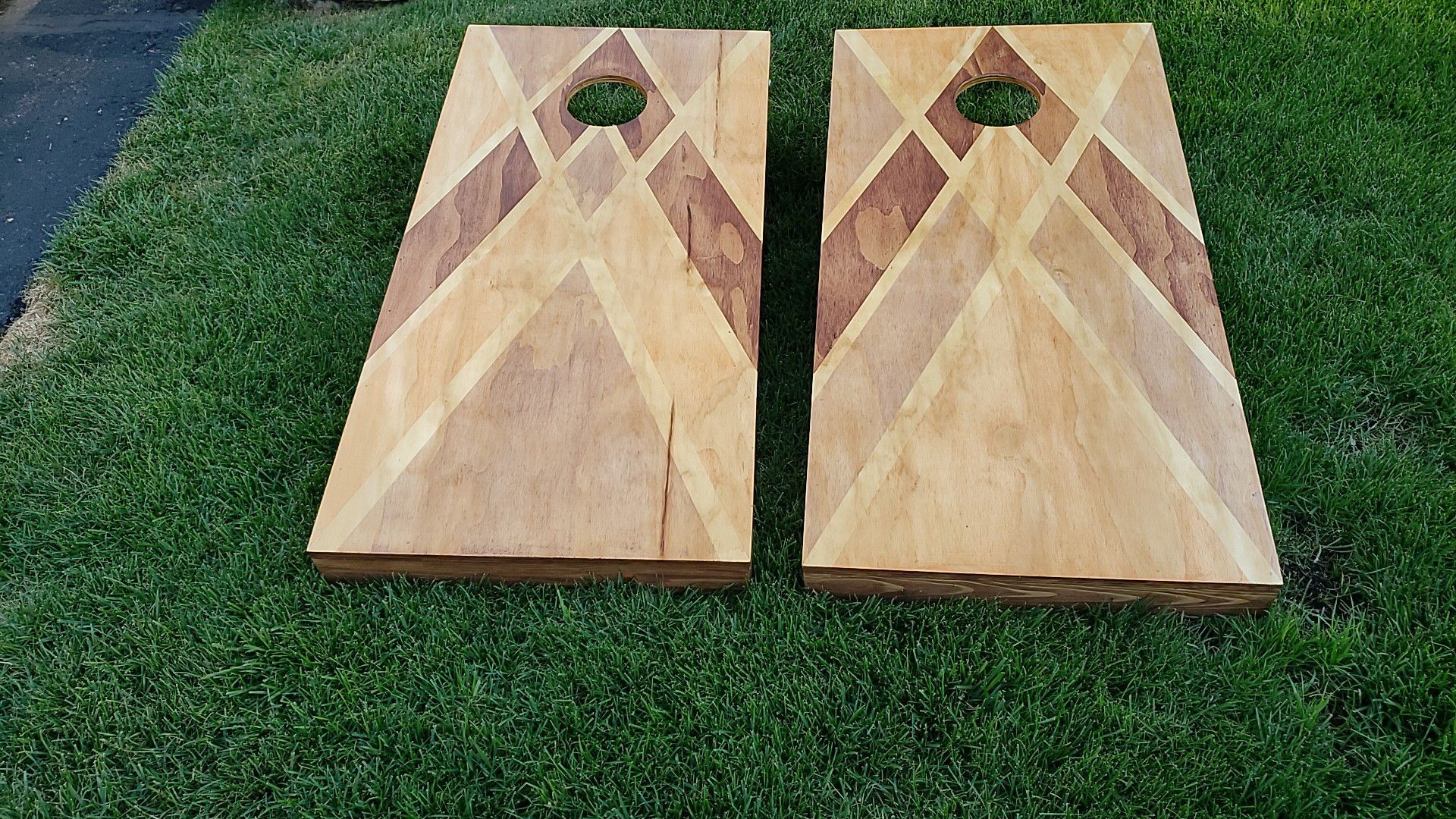 Quality hand made regulation size corn hole games