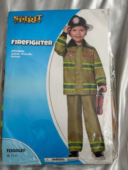 Spirit Toddler Firefighter Halloween Costume 5T-6T