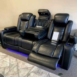 Party Time Power Reclining Living Room Set / 2pc