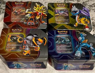 2024  POKEMON PARADOX DESTINIES 4 SET SEALED TINS