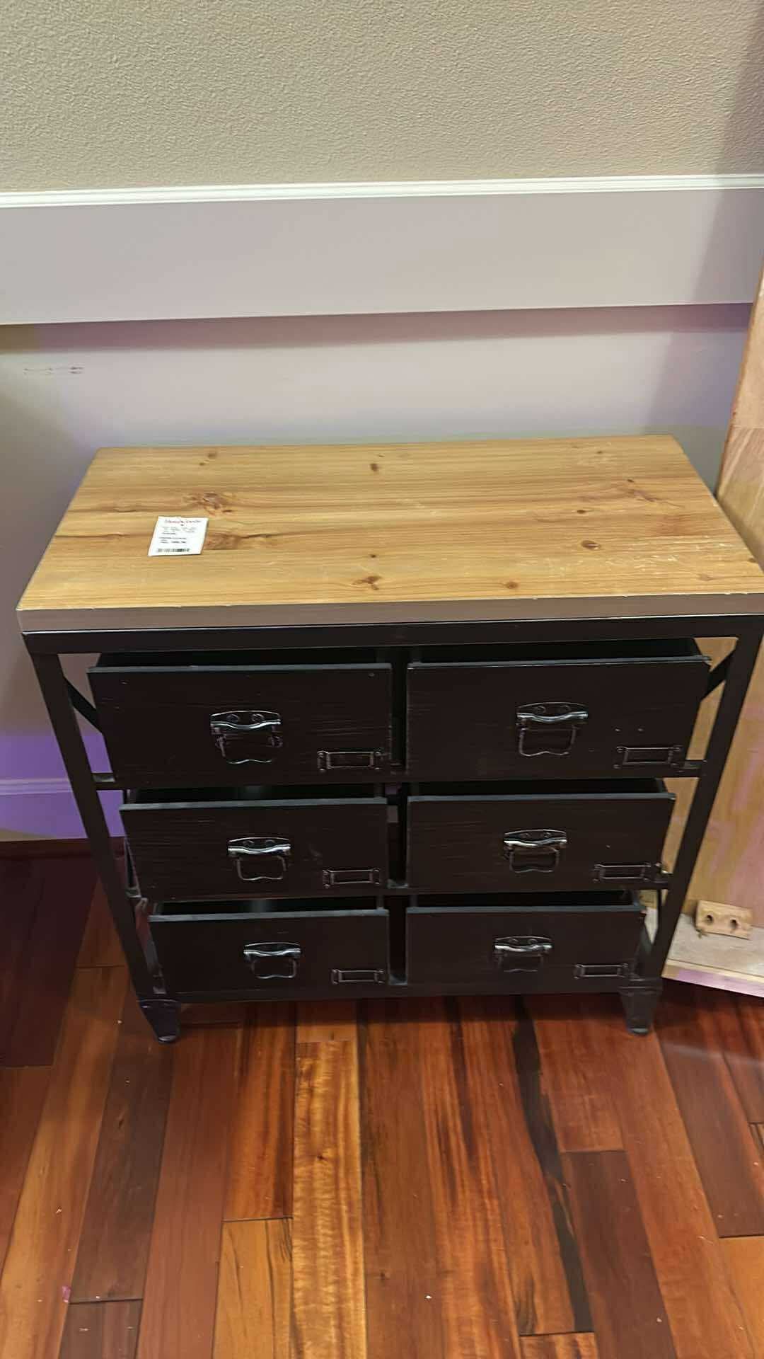 6 Drawer Side Table.