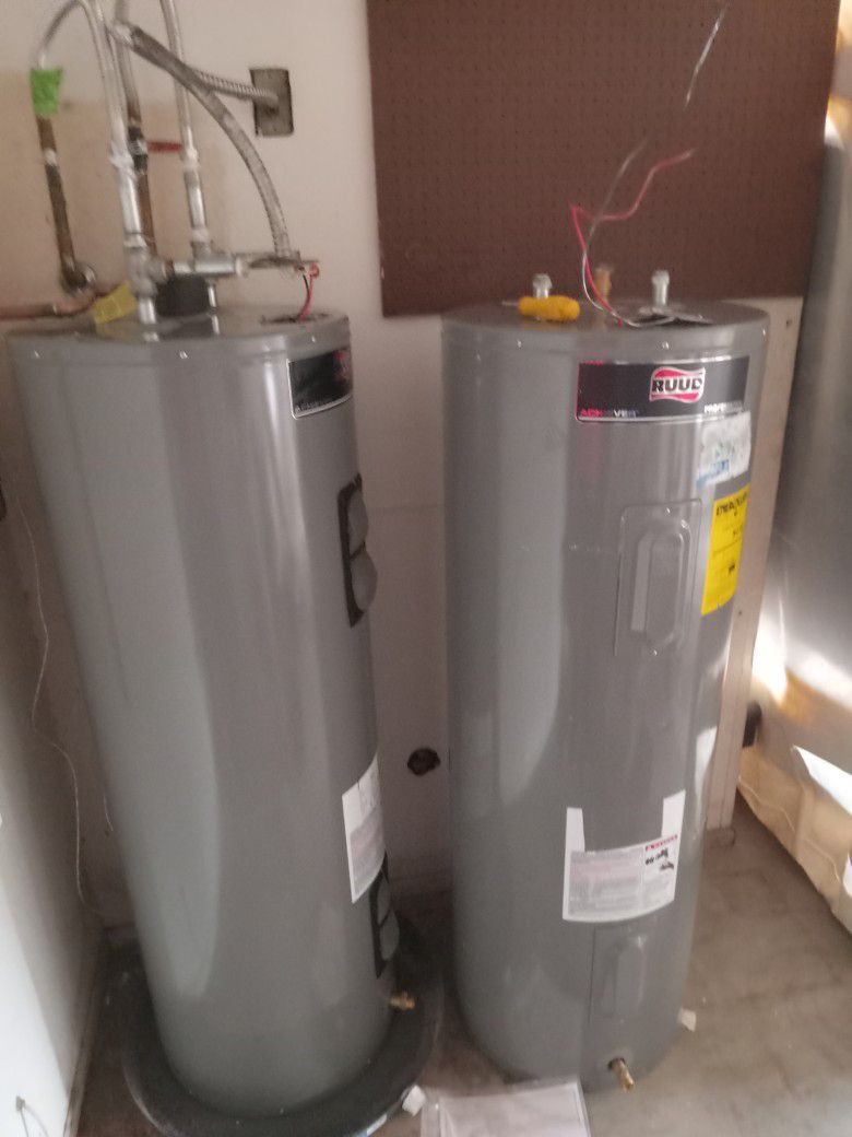 WATER HEATERS MODEL 2022 JUST LIKE BRAND NEW WE HAVE AVAILABLE GAS & ELECTRIC WITH 6 MONTHS WARRANTY WE WORK FROM HOME 