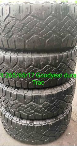 Lt 265/65r17 Goodyear dura Trac