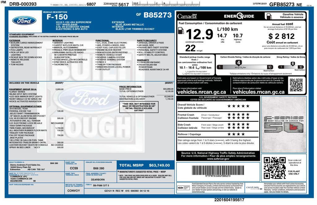 2016 Ford F-150