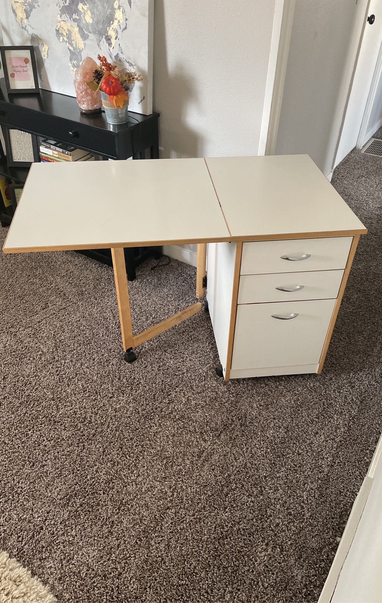 Collapsible Art Desk w/ Drawers