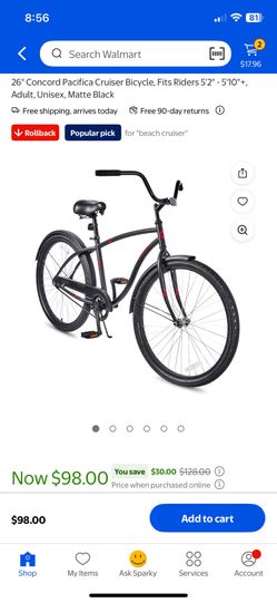 26" Concord Pacifica Cruiser