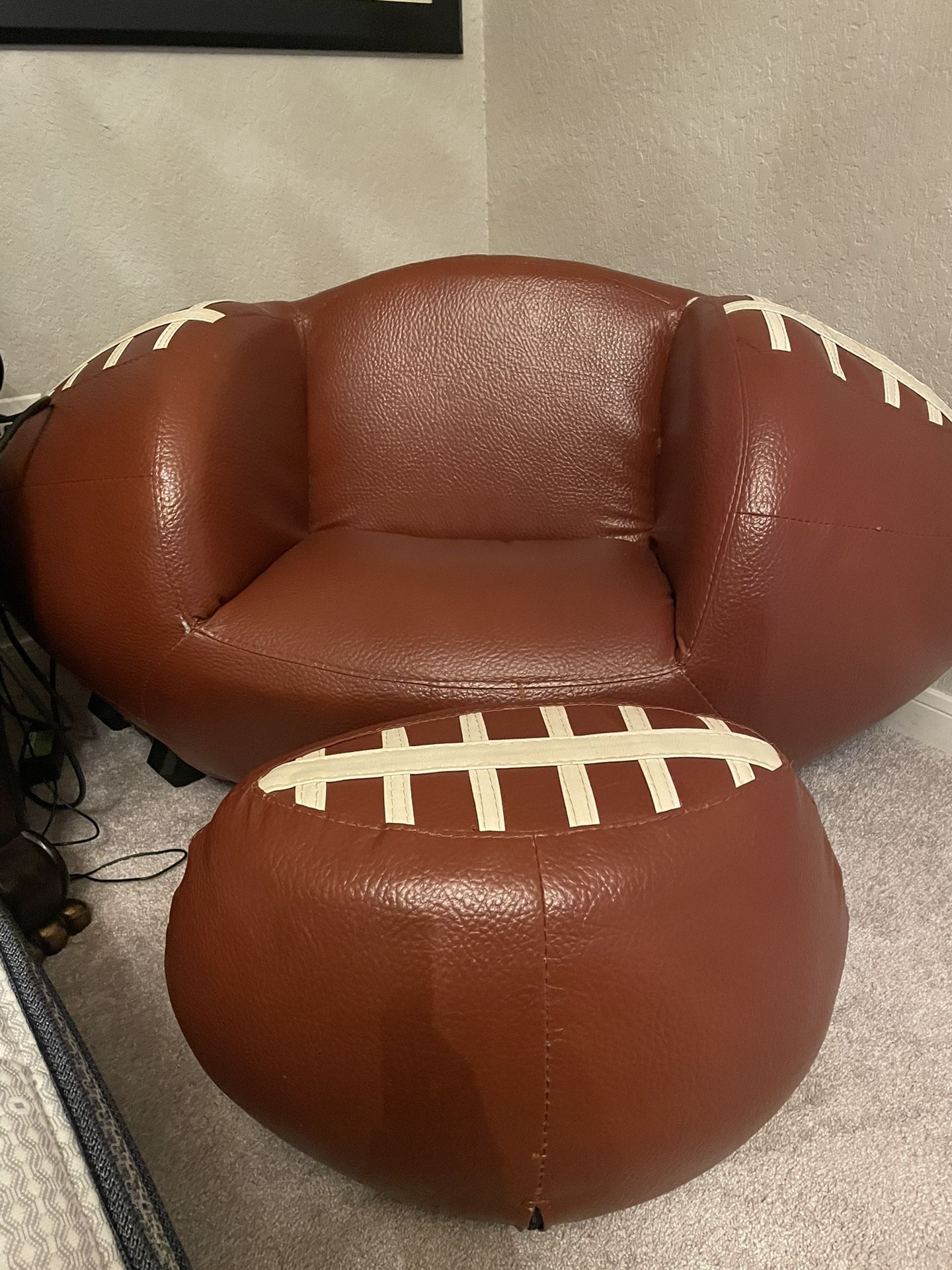 Leather Football Chair