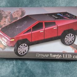 Tesla LED Car Speaker BNIB Silver