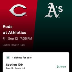A’s Vs Reds