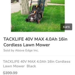 TACKLIFE 40V MAX 4.0Ah Still In The Box Unopened BRAND NEW