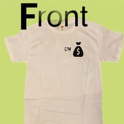 Brand New White Tshirt Size 2xl With All Black GTM Logo 