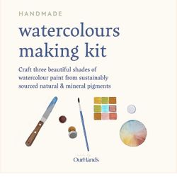 Watercolours Making Kit by OurHands - Make Your own Watercolour Paints from Natural and Mineral pigments