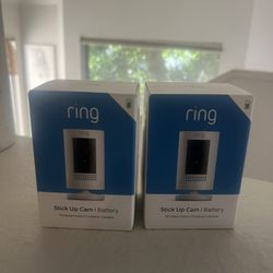 2 Ring Cameras 