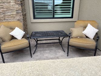 Outdoor patio furniture must sell