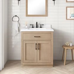 Ove Decors
Bailey 30" Free Standing Single Basin Vanity Set with Cabinet and Quartz Vanity Top