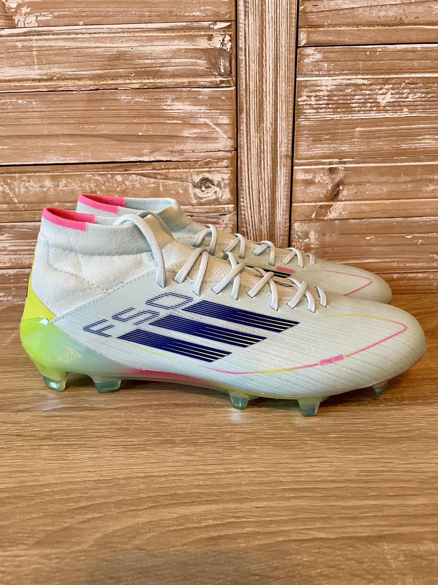 NEW! Adidas F50 Elite Mid-Top FG Soccer Cleats Womens Size 9 Almost Blue IH0115  Brand new 100% authentic! Check out photos for further details and fe