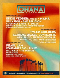 2 Ohana fest bracelets