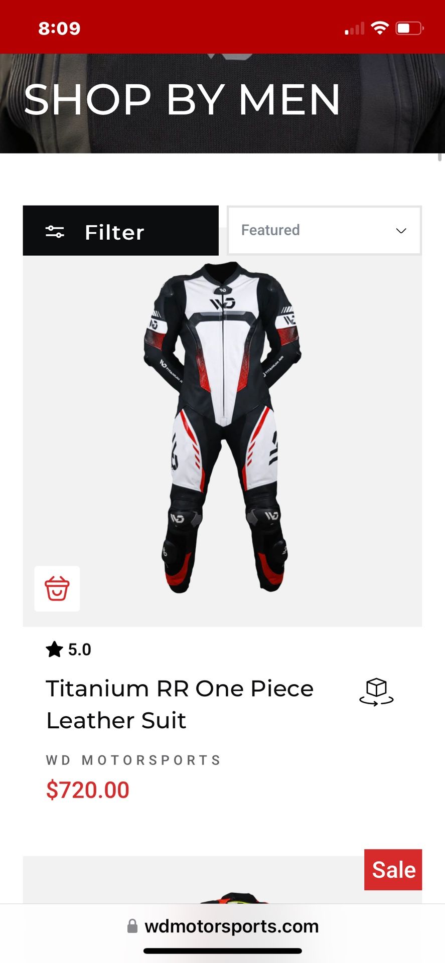 Motorcycle Leather Suit 