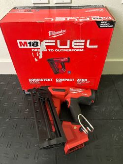 Milwaukee M18 FUEL 18-Volt Lithium-Ion Brushless Cordless Gen I| 16-Gauge Angled Finish Nailer (Tool-Only)