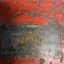 Vintage Walden-Worcester 1/2" Drive Socket Set in Original Red Metal Tin Box