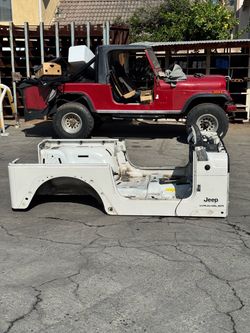 Jeep Wrangler TJ White Tub Body OEM 2003 through 2006