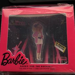 2024 1 oz Colorized Silver Barbie and the Rockers Coin Proof-Like CS
