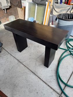 Black desk