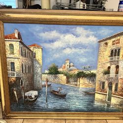 Venice Canal Painting