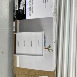 Mainstays Hillside 4-Drawer Dresser, White Finish